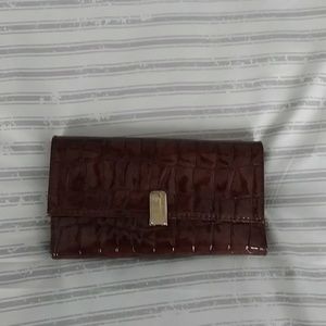 Liz Claiborne Faux Croc Wallet